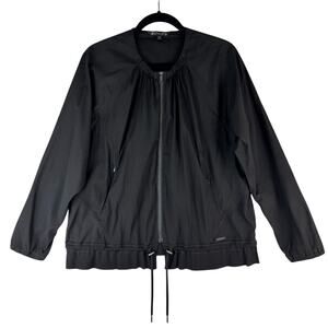 Athleta Chill Bomber Athletic Nylon Jacket Size Medium Windbreaker Running